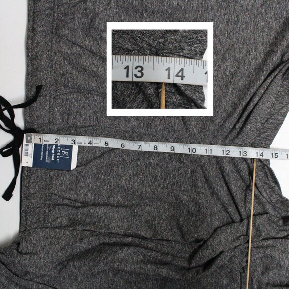 George Men's Charcoal Heather 2 XL Comfort Waistband Moisture Wicking Sleep Pant - Picture 6 of 11